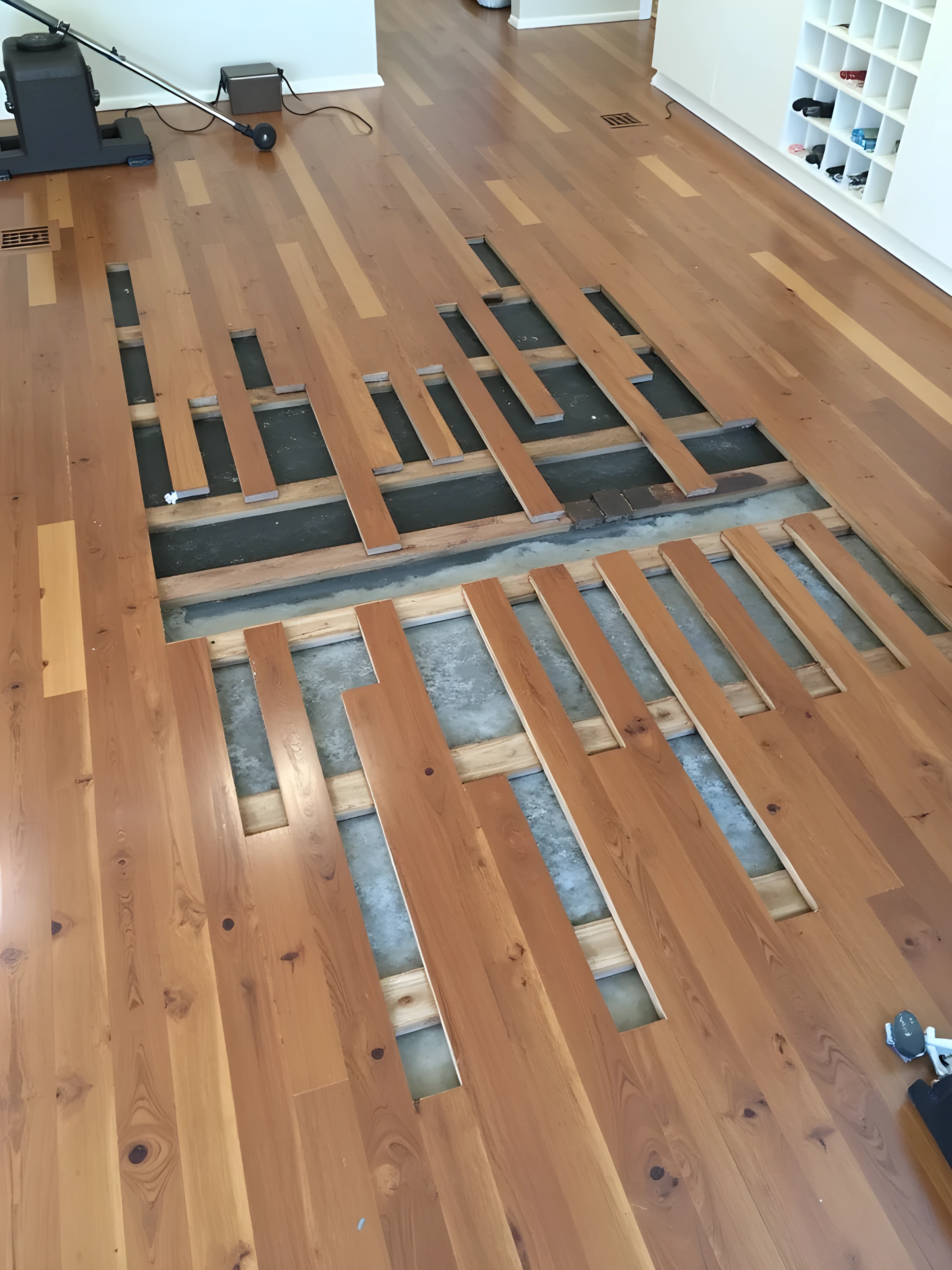 Professional timber floor finish